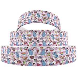 Ratatouille 1" or 1.5" Grosgrain Ribbon