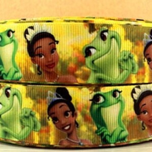 Princess and the Frog Tiana 1" Grosgrain Ribbon