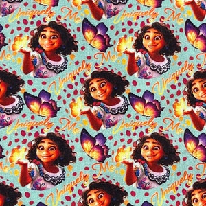18&quot; x 10&quot; Remnant Encanto Mirabel Uniquely Me Print 100% Cotton Fabric