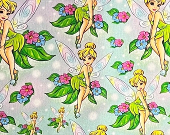 Peter Pan Tinker Bell Print 100% Baumwolle