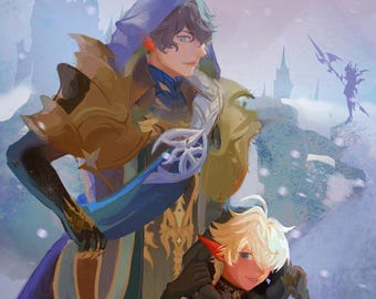 Heavensward / 6 x 9 Final Fantasy 14 Print