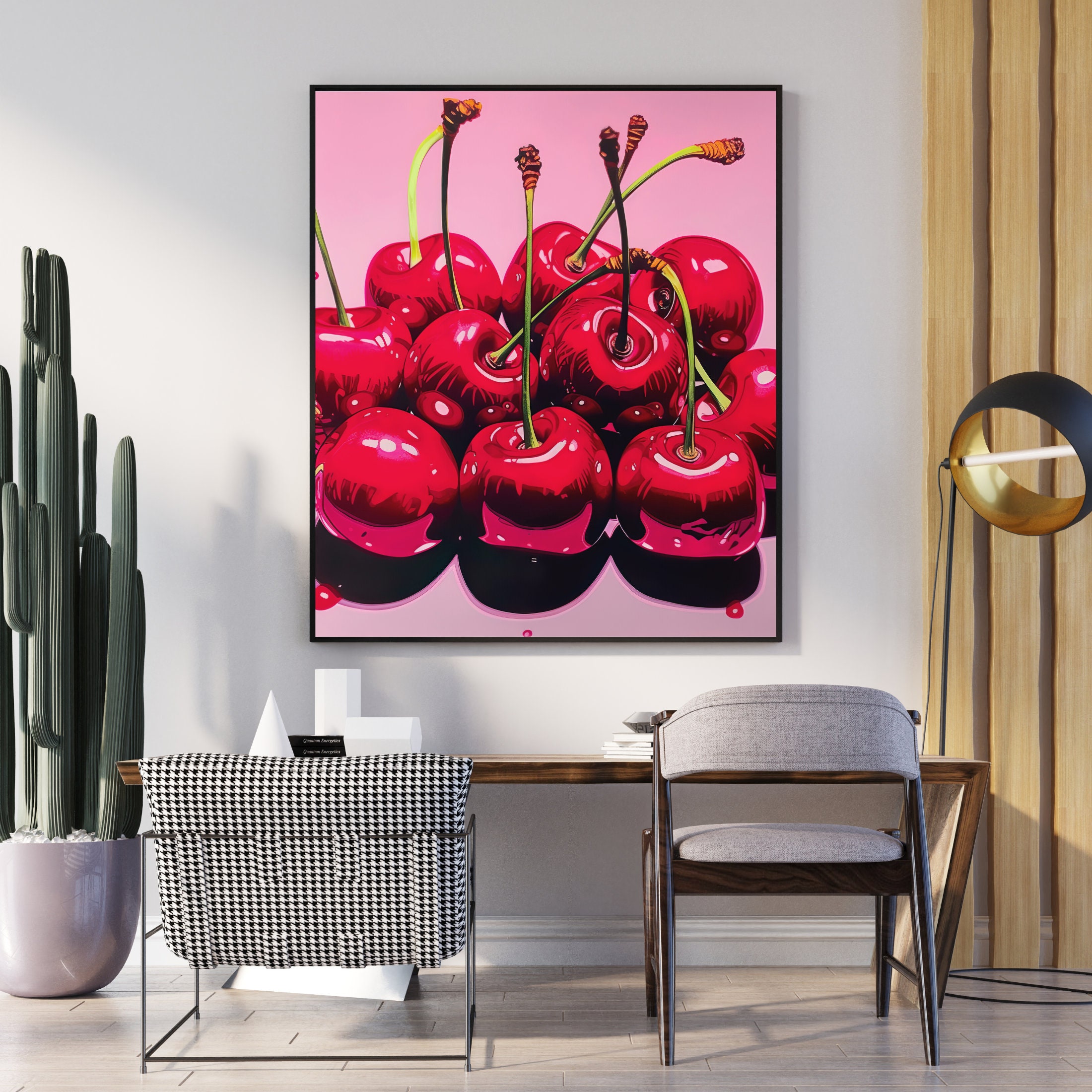 Cherry Jubilee: an Andy Warhol-inspired Art Piece and Pop Art Ode Cherry Jubilee: an Andy Warhol-inspired Art Piece and Pop Art Ode