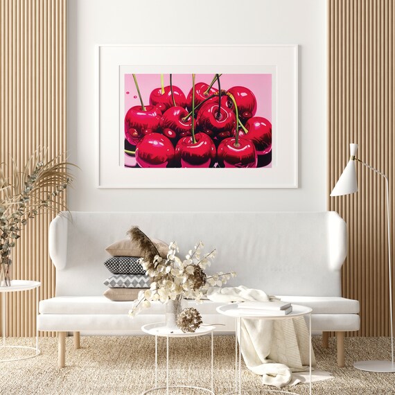 Cherry Jubilee: an Andy Warhol-inspired Art Piece and Pop Art Ode
