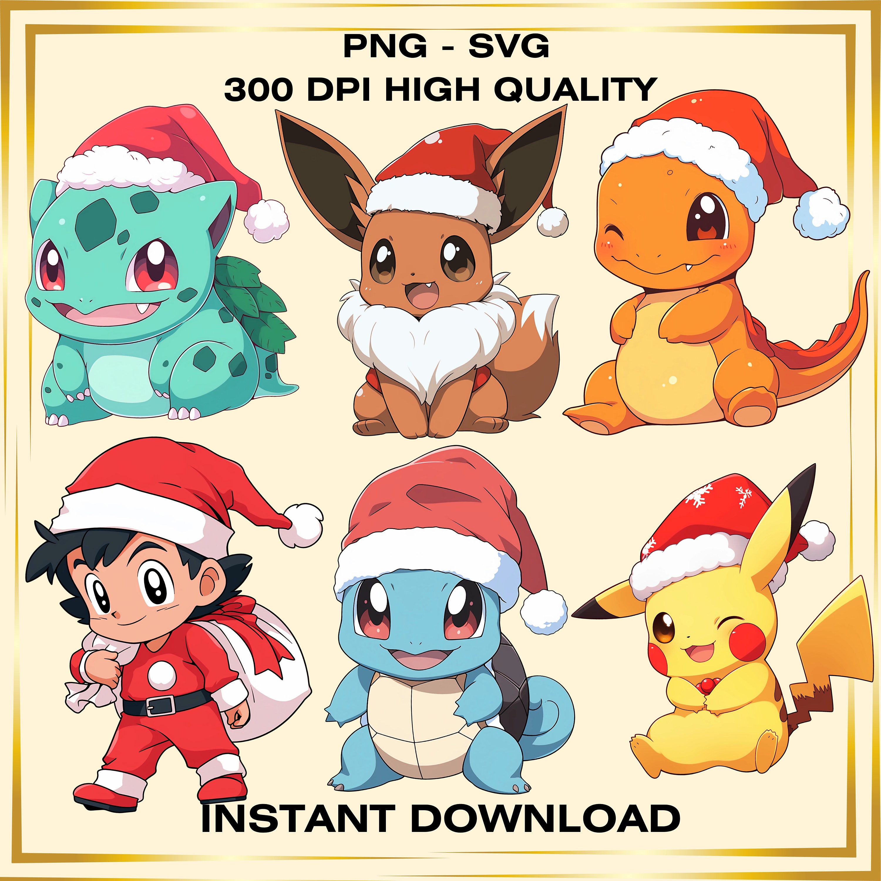 Ho Ho Ho Pokemon Ball Christmas SVG, Christmas Pokemon SVG