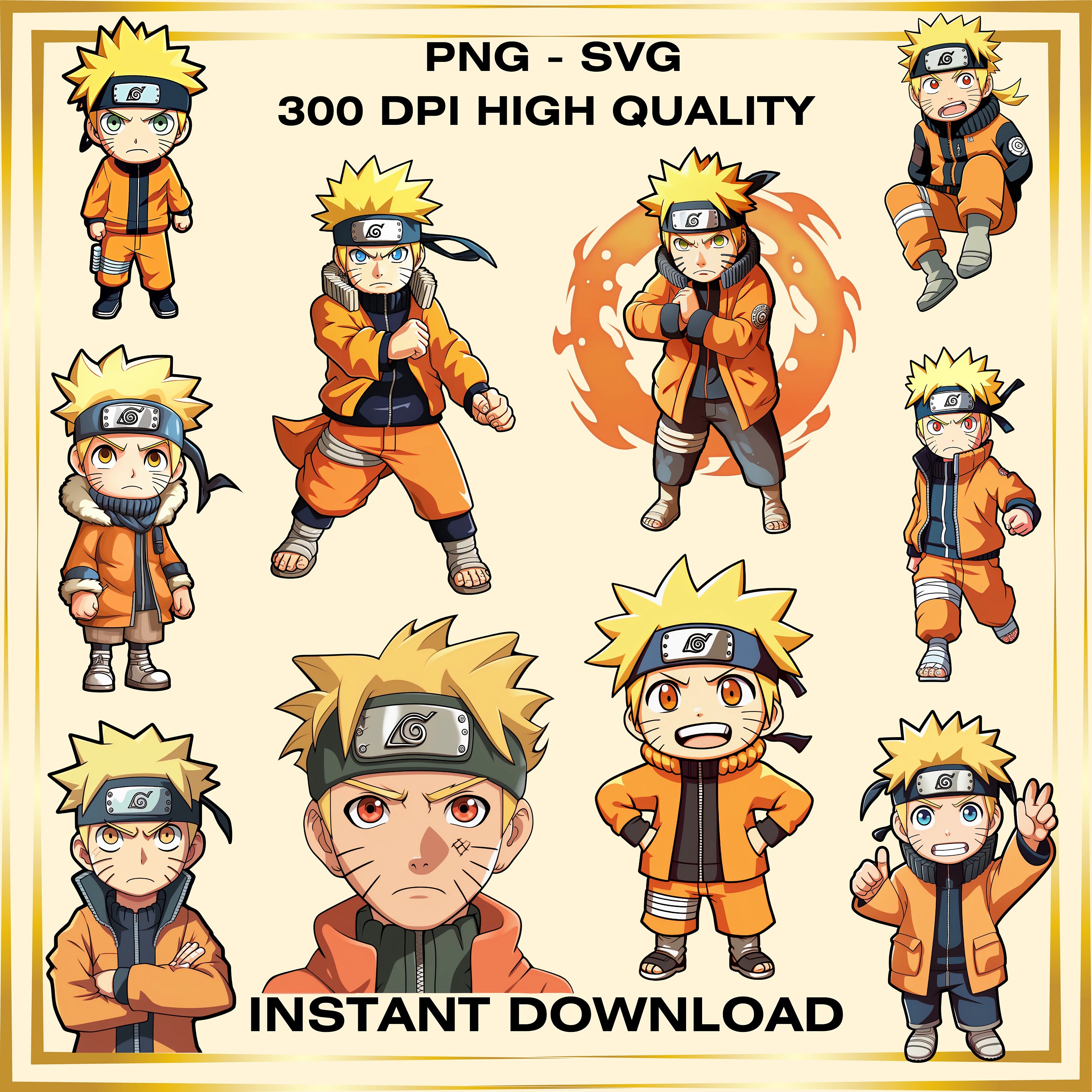 Naruto Collage Art 