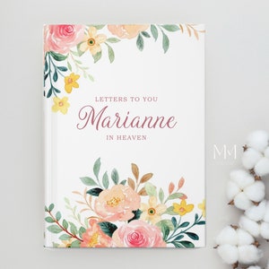Letters to you in Heaven Hard Cover Notebook • Greif journal •Letters to Heaven journal •Memorial Greif bereavement gift journal •in memory