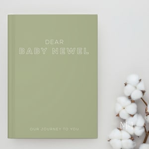 Letters to my Baby Hard Cover Notebook • Dear Baby journal • Grandchild Personalized gift name Journal • Letters to my baby custom journal
