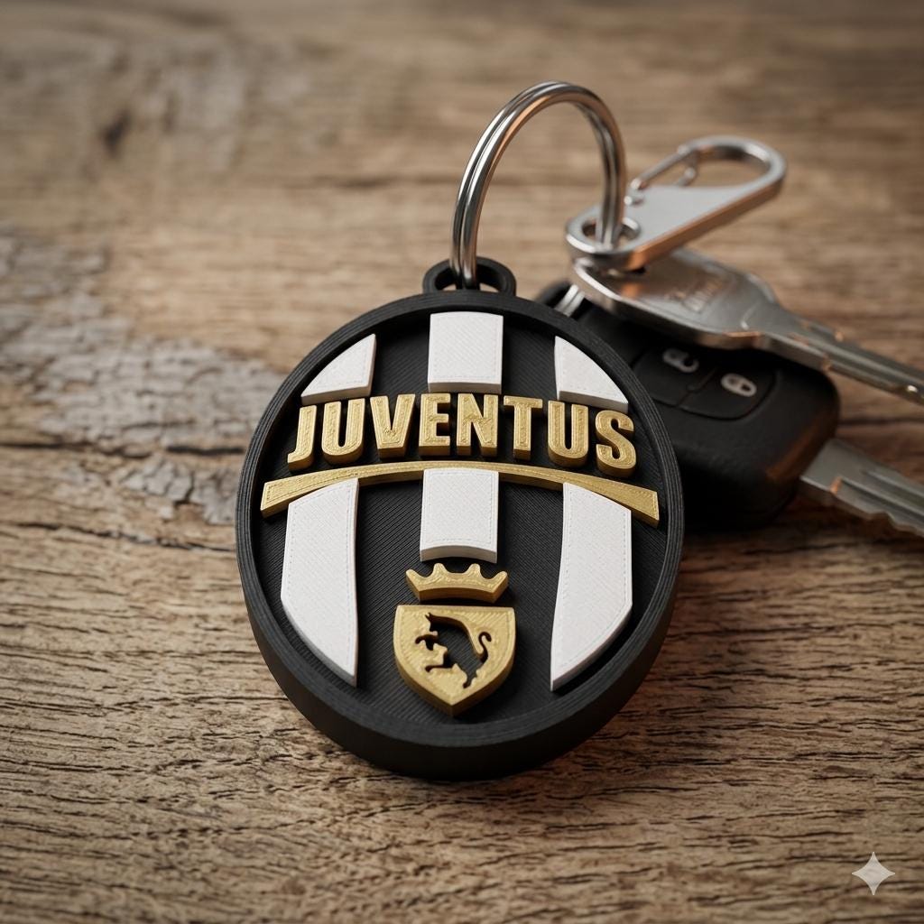 Juventus Keychain - Etsy
