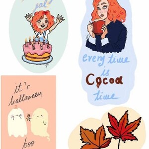 Halloween/Fall Printable Stickers