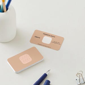 Doctor or Nurse Business Card Customizable Template!