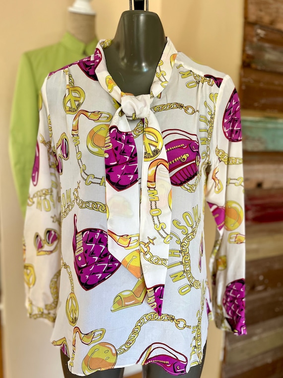 Vintage Moschino Blouse Peace & Fashion - Italy