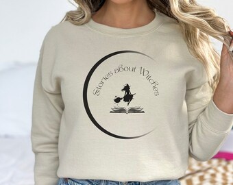 sudadera de libros de brujas, sudadera de brujas, sudadera de libro, mercadería de libros, regalo de libro, regalo de amante de libros, merchandising de amante de libros, regalo de libro mágico