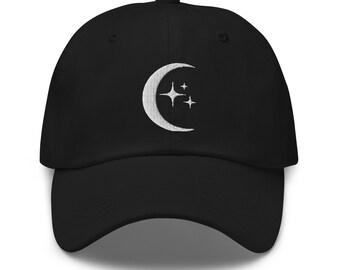 Sombrero de luna y estrellas, sombrero de ciudad creciente, sombrero de libro, sombrero de ACOTAR, sombrero de Velaris, sombrero de amantes de los libros, regalo de libros, merchandising de libros, club de lectura
