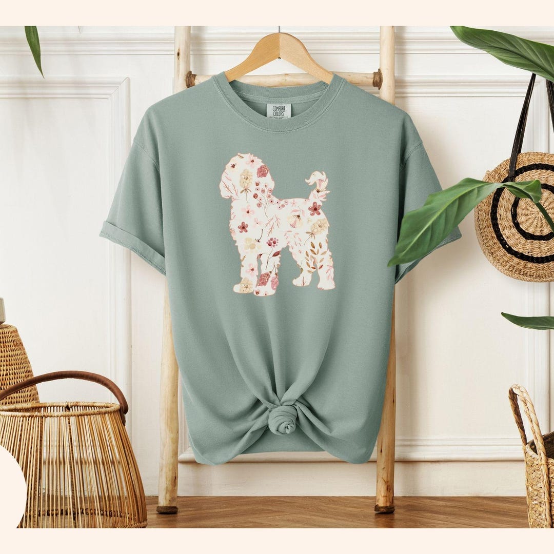 Floral Goldendoodle Shirt Cottage Core Doodle Mom Shirt Cottagecore ...