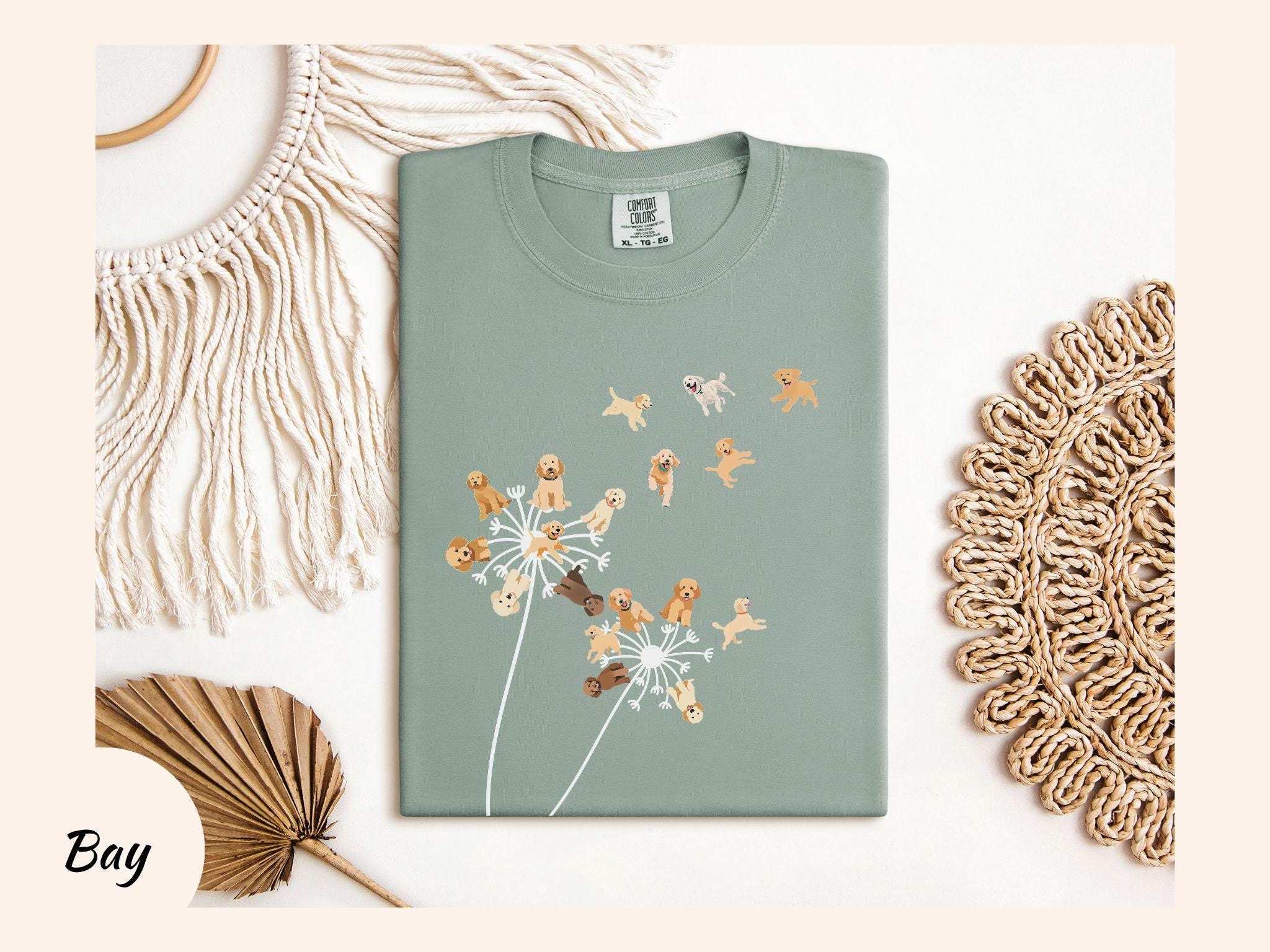 Dandelion Goldendoodle Shirt Funny Doodle Mom Shirt Unique Golden Doodle Gift For Doodle Dog Mama Birthday Humorous Dog T-shirt Cute Clothes