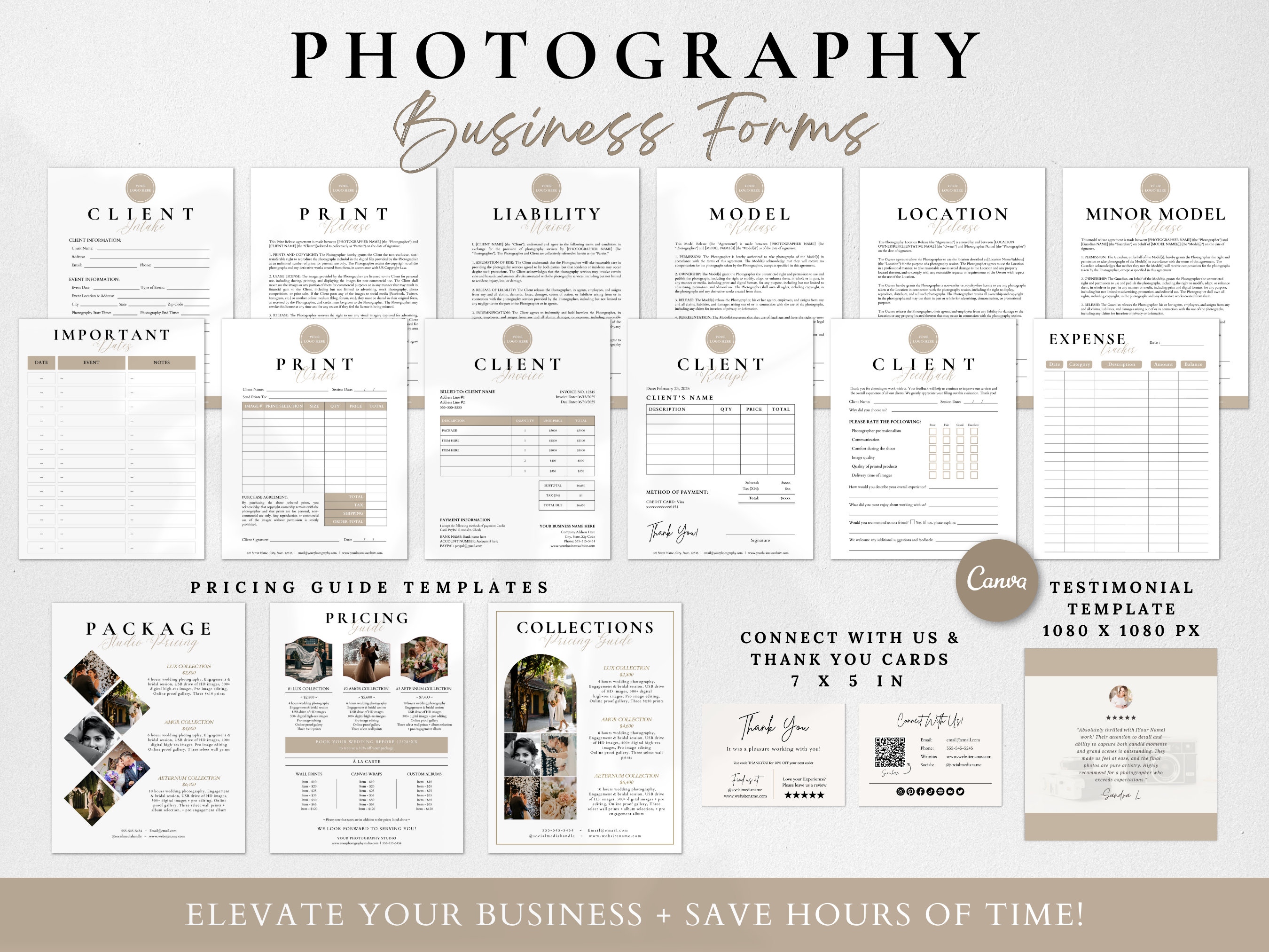Image 8 for Photography Business Forms Templates