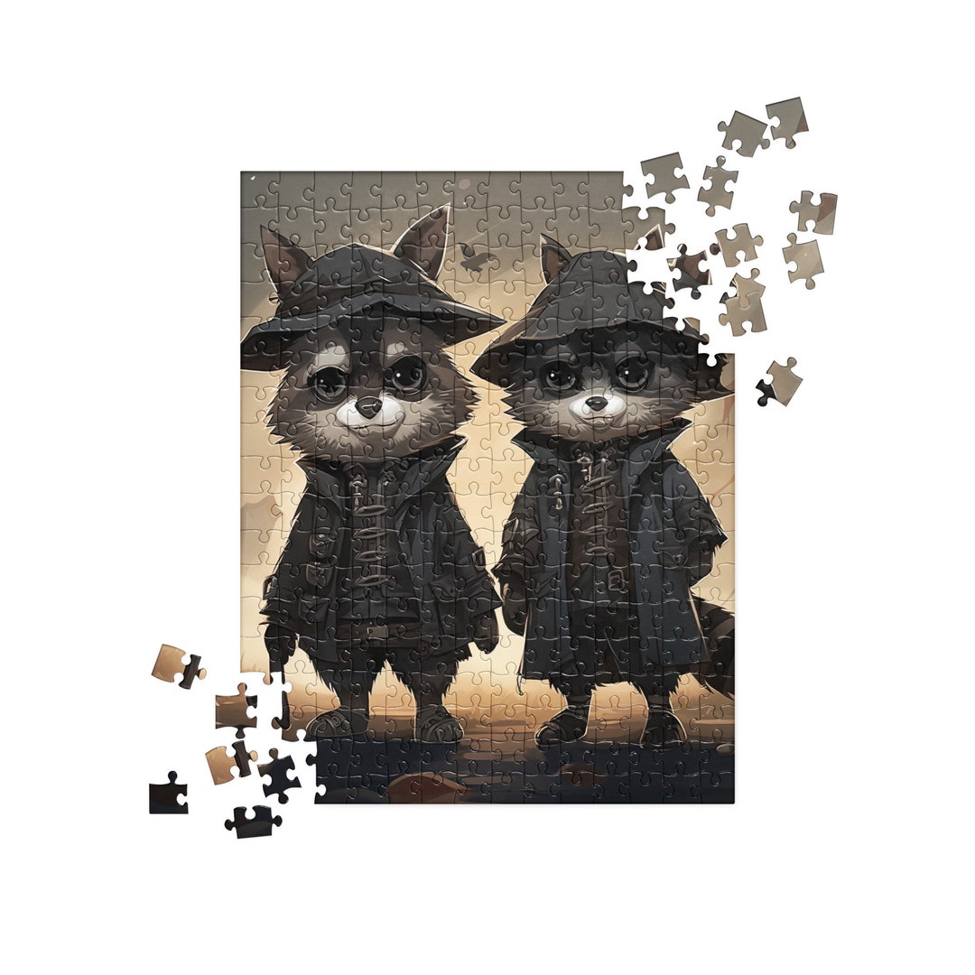 Gothic Timmy & Tommy - Puzzle - Etsy