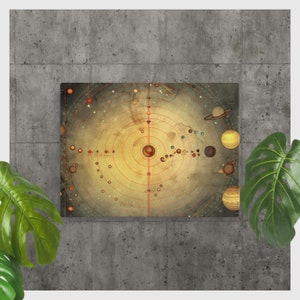 Carte de navigation - Cosmos sur toile #2