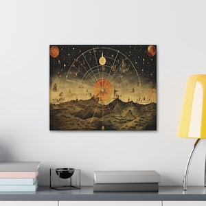 Kartographie Karten für die Seele - Heaven #1 20x16