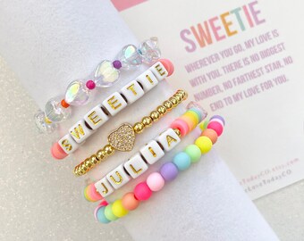 SWEETIE Valentine&#39;s Day Bracelet for Kids Valentines Day Gift Valentine&#39;s Day Jewelry for Kids Valentine Bracelets for Valentines Day