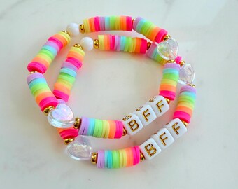 Bracciale Dell'Amicizia Per Migliore Amica – 2 Braccialetti Regolabili Fatti A Mano In Corda, Regalo Per Compleanno E Lunga Distanza