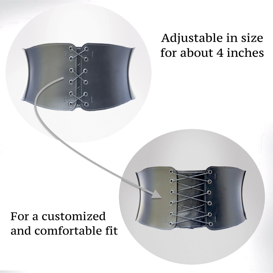 XXS5XL Corset Belt Leather Waist Cincher Women's Belt Etsy