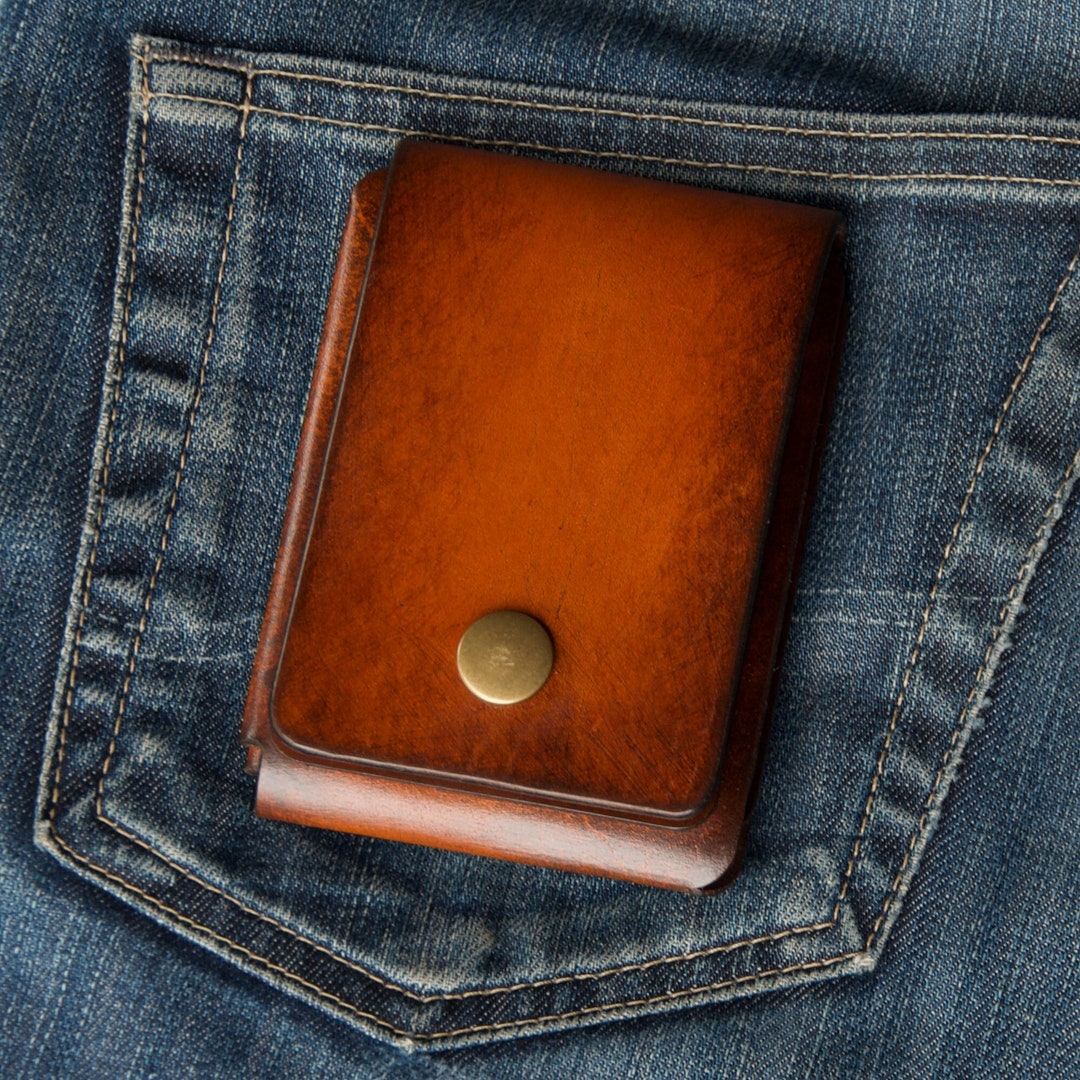 Smallest Full Size Cash Compartment Bifold Wallet Personalized Wallet