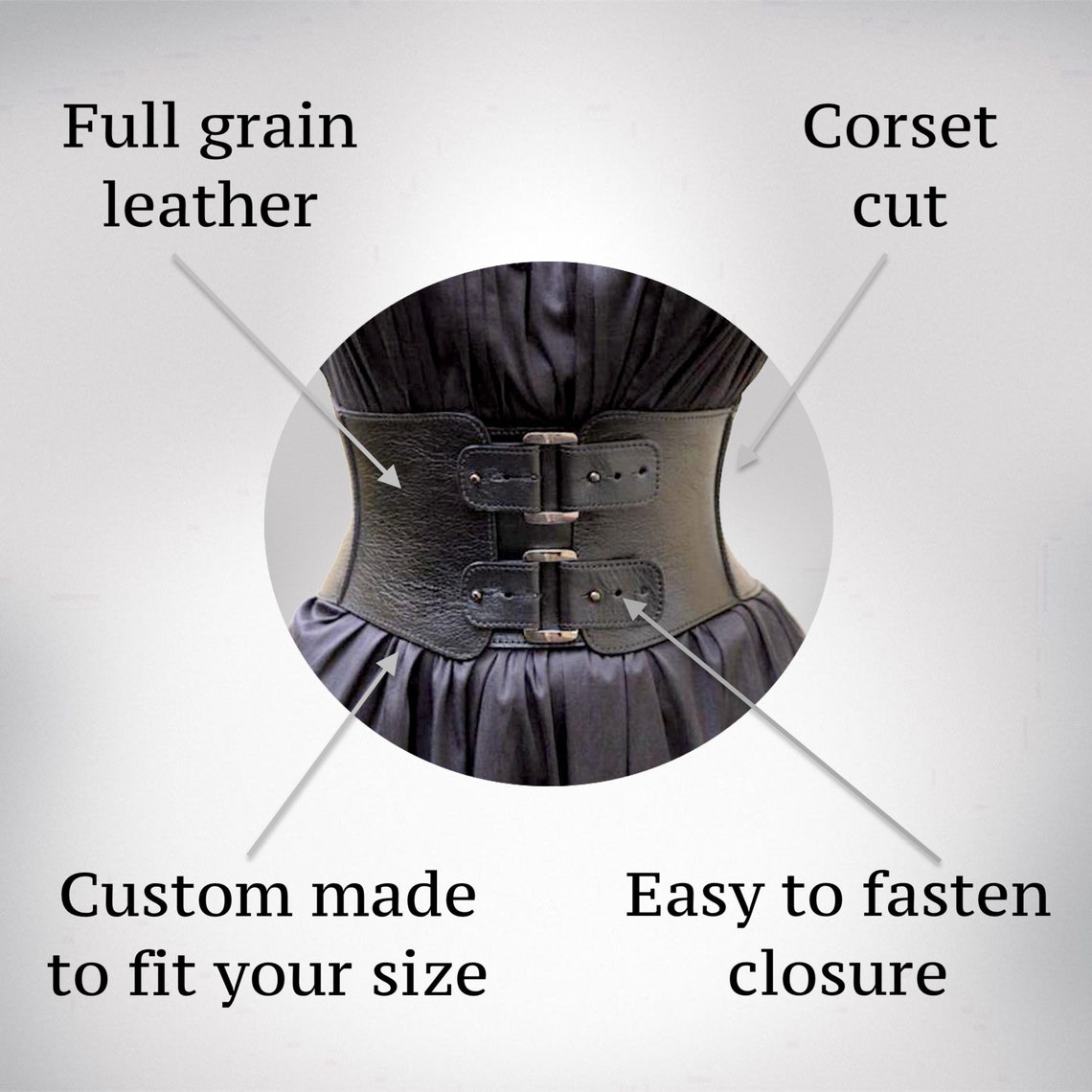 XXS5XL Corset Belt Leather Waist Cincher Women's Belt Etsy