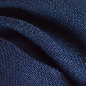 Premium Blackout Linen Curtain, 30 Color Options, Custom Drapes for Living Room and Bedroom, Different Heading Types