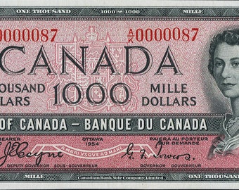 Fantastic Reprint 1000 Bank of Canada 1954 U.S.A.