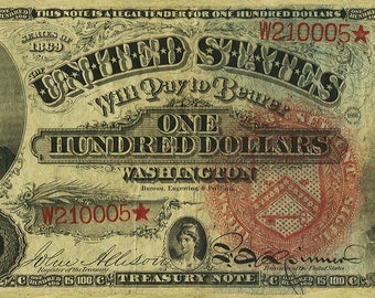 100 Dollar – 1869 – USA Vereinigte Staaten von Amerika - Replik
