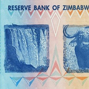 100 trillion Dollars Zimbabwe Reserve Bank of Zimbabwe 2008 Replica image 2