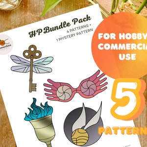 HP Stained Glass Pattern Bundle // Digital Download