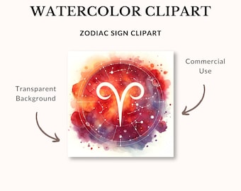 Imágenes Prediseñadas del Zodíaco, Imágenes Prediseñadas del Horóscopo, Diseño de signos del Zodíaco, Imágenes Prediseñadas de acuarela, Signo del Zodíaco, Imágenes Prediseñadas de signos astrológicos, Imágenes Prediseñadas de Astronomía
