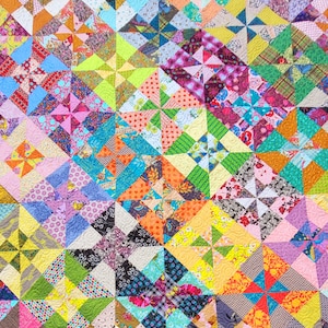 Deep Stash Modern Quilt Pattern by Sewdreads