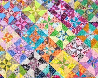 Deep Stash Modern Quilt Pattern by Sewdreads