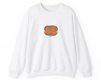 Bagel Lox Crewneck Sweatshirt | Funny Jewish Foodie Brunch Apparel