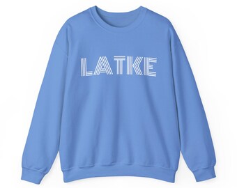 latke Sweatshirt | Chanukka Latke Urlaub Rundhalsausschnitt