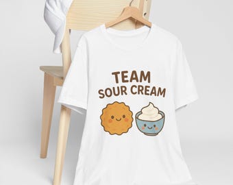 Lustiges Chanukka Latke & Sourcreme T-Shirt: Jüdische Feiertagskleidung