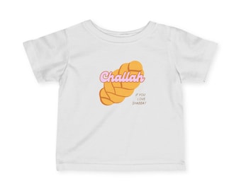 Challah Shabbat Baby T-Shirt - Jewish Toddler Tee