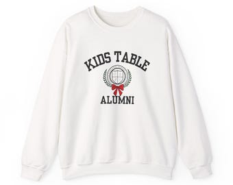 Kids Table Alumni Weihnachtssweatshirt, lustige Urlaubserinnerungen