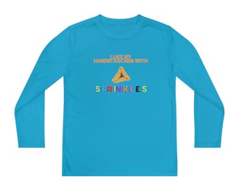 Purim Hamentaschen Streusel Kinder Langarm Shirt