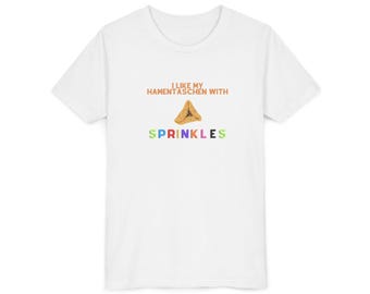 Kids Purim T-Shirt, Hamantaschen Sprinkle Tee, Jewish Holiday