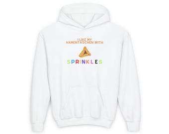 Kids Purim Hoodie: Hamantaschen with Sprinkles, Jewish Holiday