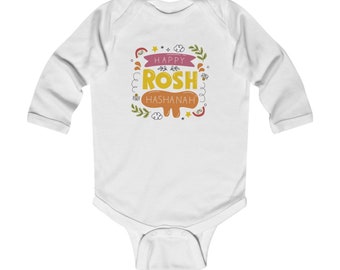 Rosh Hashanah Säugling lange Ärmel Body