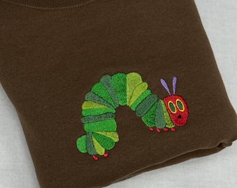 Camiseta bordada Comfort Colors Hungry Caterpillar