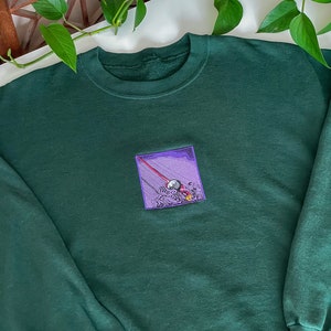 Alt Sweatshirt, Embroidered indie Crewneck