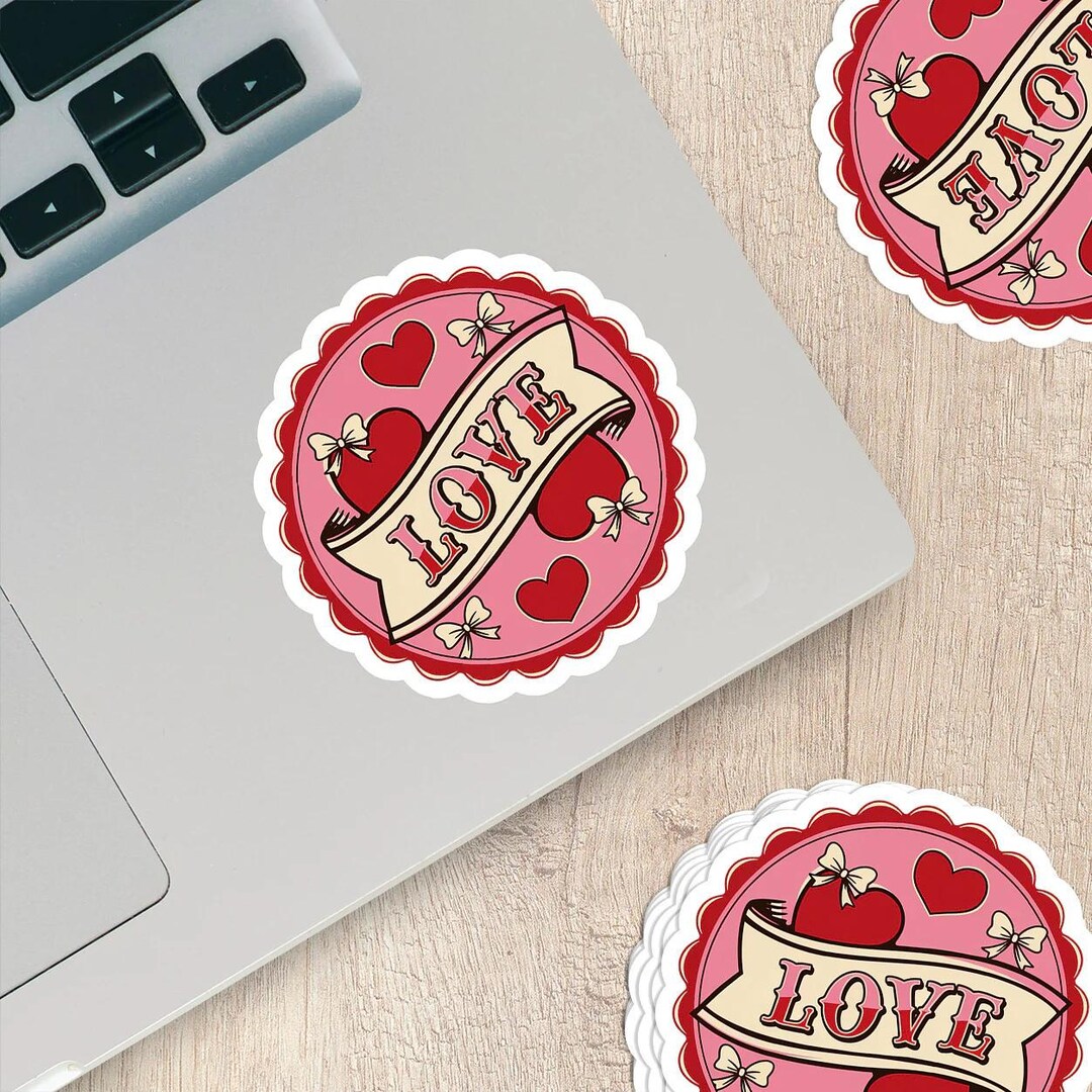 LOVE Vinyl Sticker - Etsy