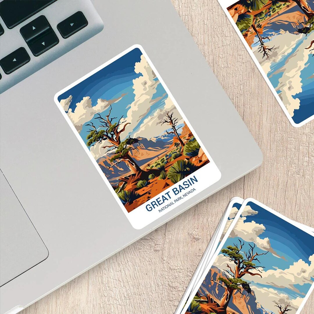 Basin National Park Sticker – Weatherproof Vinyl Decal - Etsy