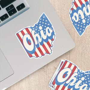 Ohio State Seal Coat Of Arms VINYL Laptop Car Truck WINDOW